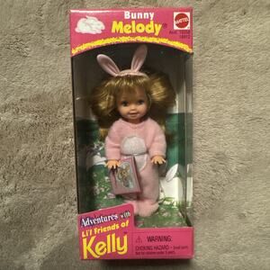 Vintage Mattel 1997 Li’l Friends Of Kelly Melody Barbie Doll